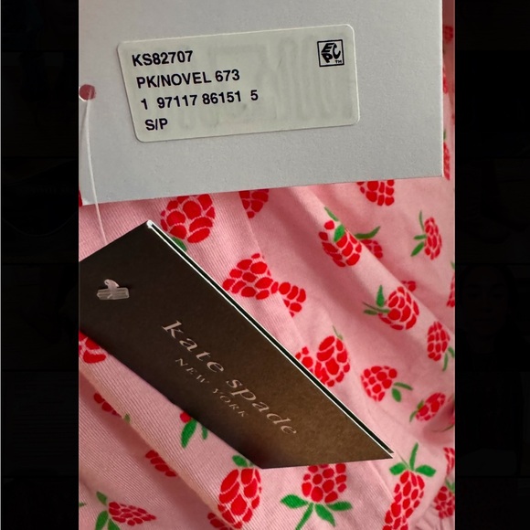 Kate Spade Pink Raspberry Pajama Set - Picture 3 of 6